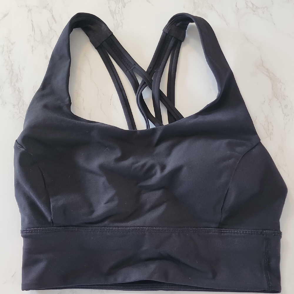 Lululemon Women's Black Strappy Sports Bra